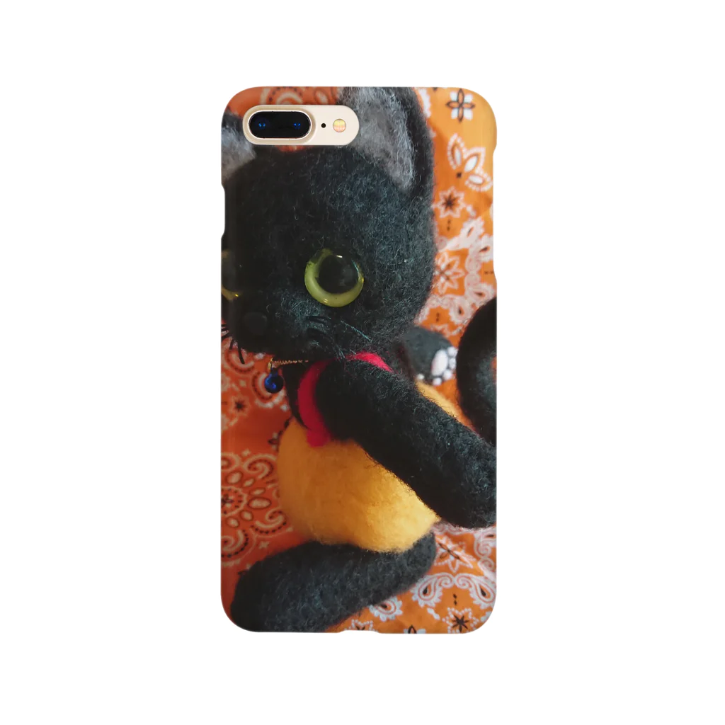 ミィコロのかぼちゃパンツの黒猫さん Smartphone Case