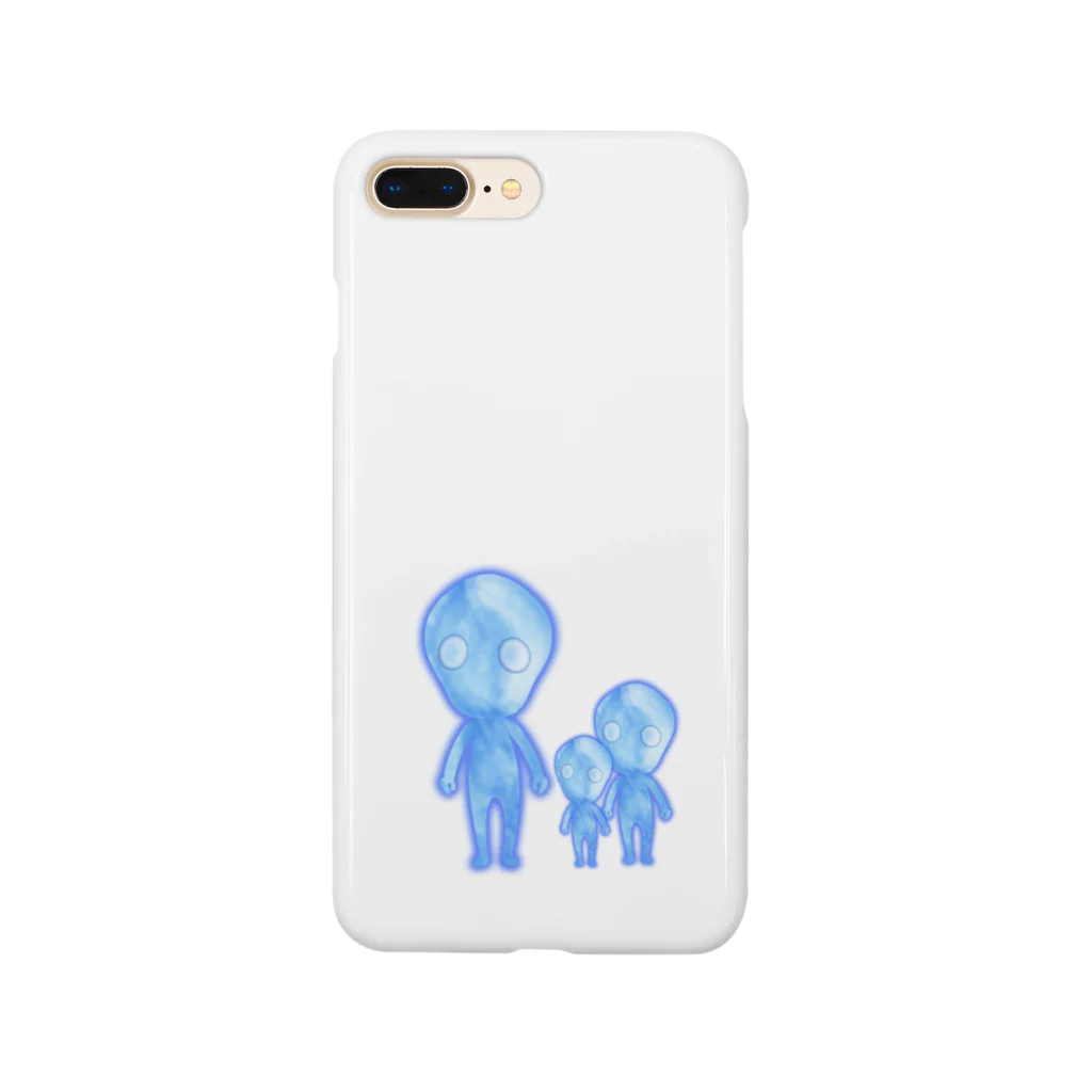 GOOD VIBES GOODSのGOOD VIBES ALIENS Smartphone Case