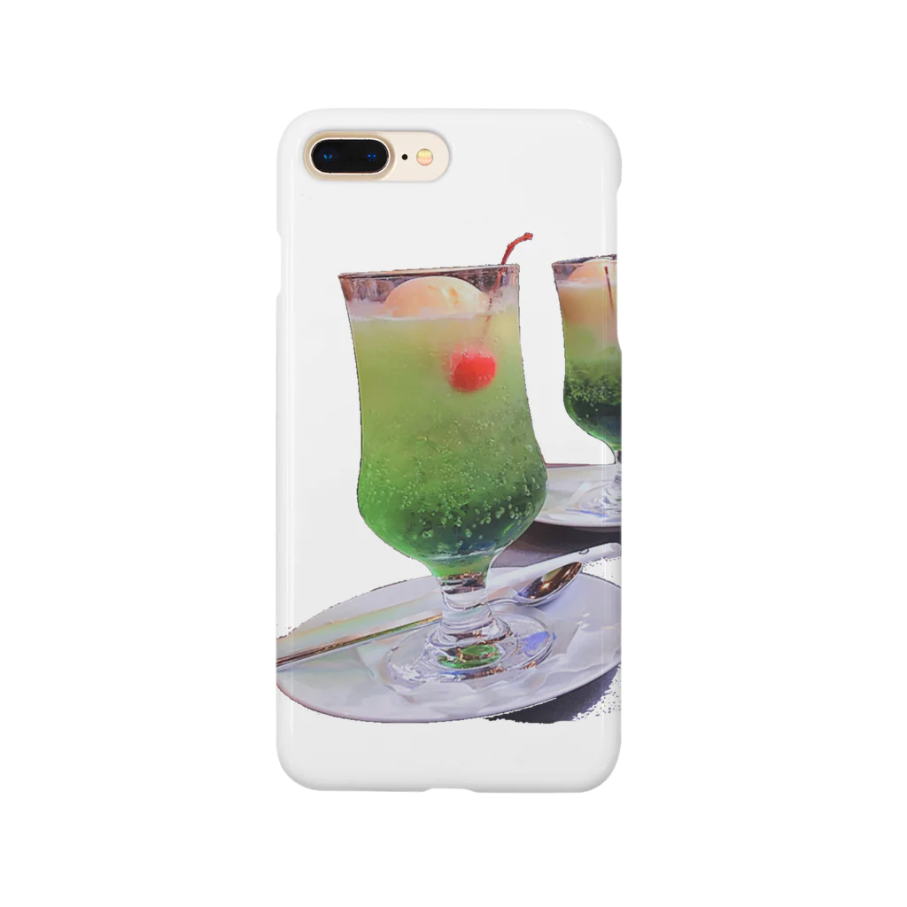 なちゃんの喫茶のクリームソーダダブル Smartphone Case