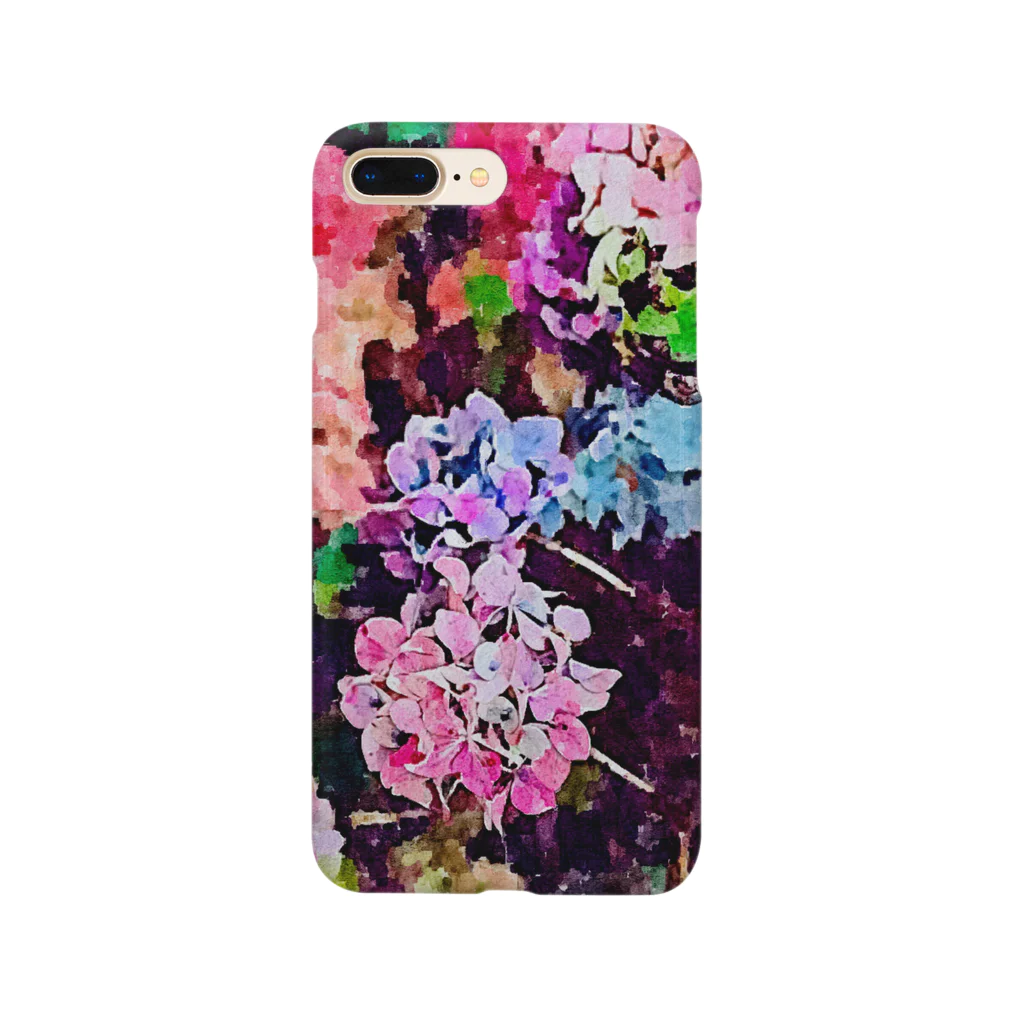 Brightのvivid flower スマホケース