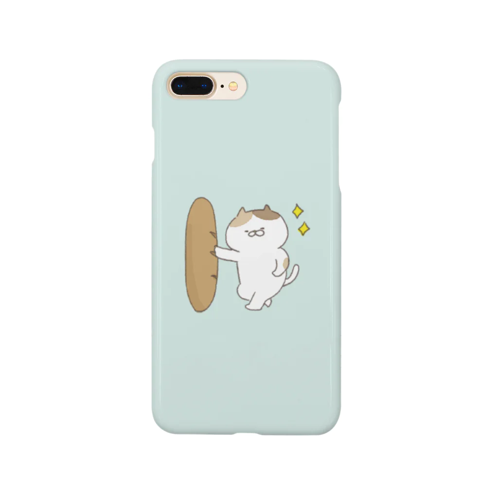 おからドーナツのアトリエの色々にゃんことバゲット＊スマホケース Smartphone Case