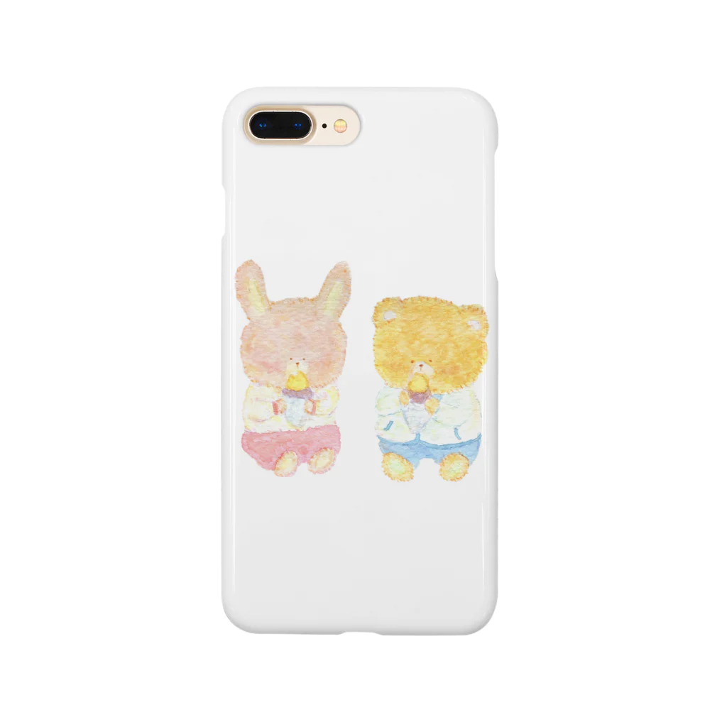 ふわふわの森のくまぺすとうさぺすのやきいも Smartphone Case