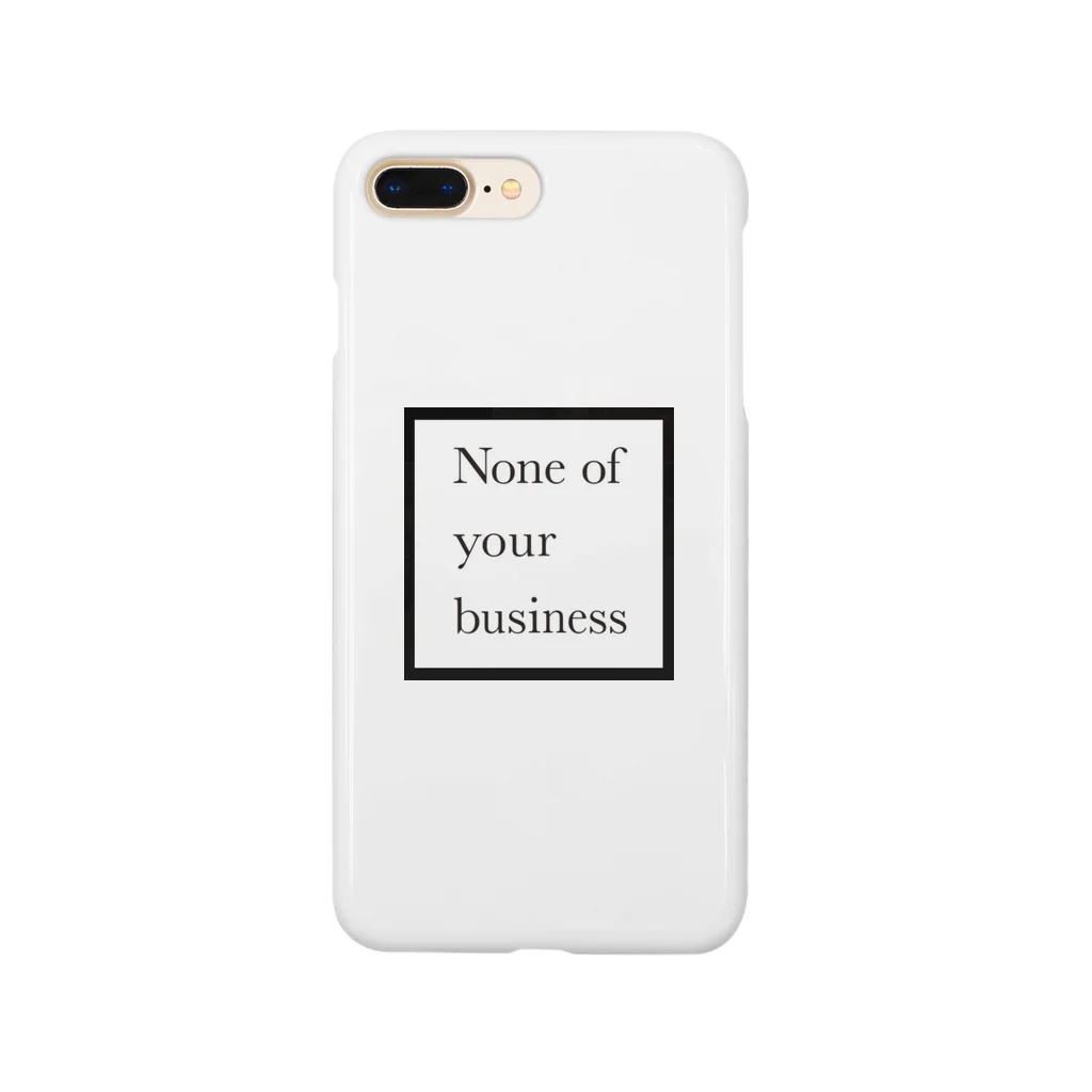 Femme.AのNone of your business スマホケース