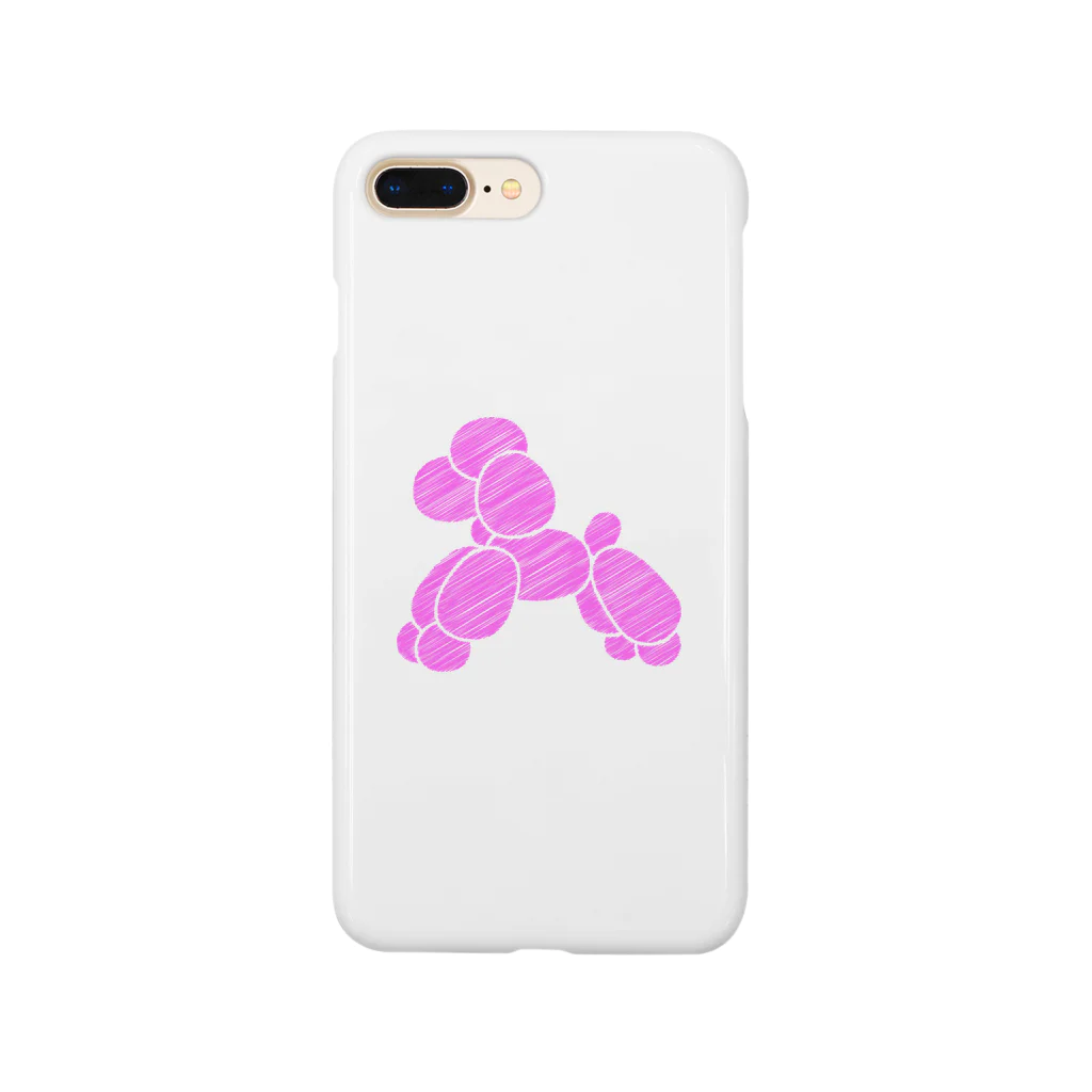 iAi-jpのバルーン・トイプードル／ピンク Smartphone Case