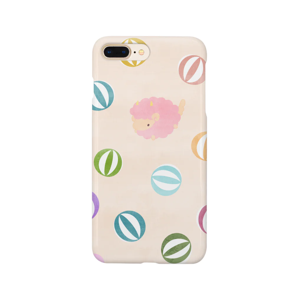 みな藻のわたあめーぷると虹色の飴 Smartphone Case