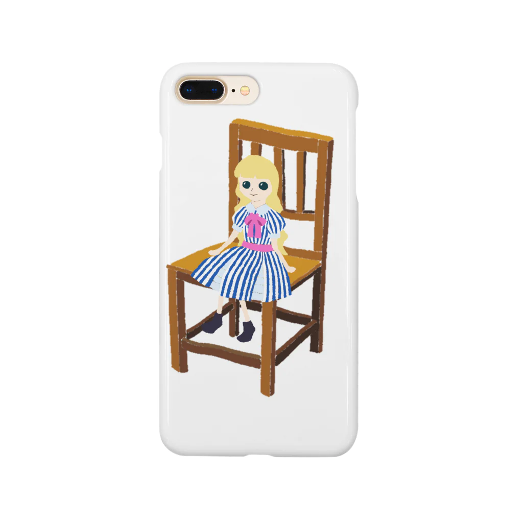 Miry身内用ショップのフランス人形が座ってる Smartphone Case