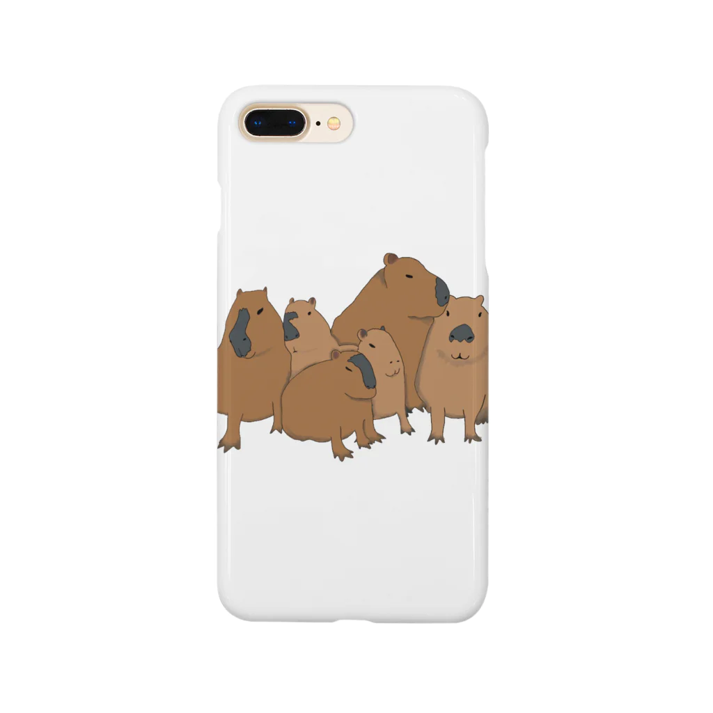 masumi maedaの寄り添うカピバラ　 Smartphone Case