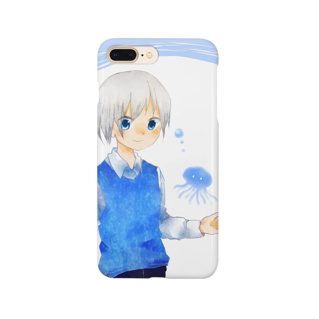 ｑｕａｌｉａのくらげと男の子 Smartphone Case