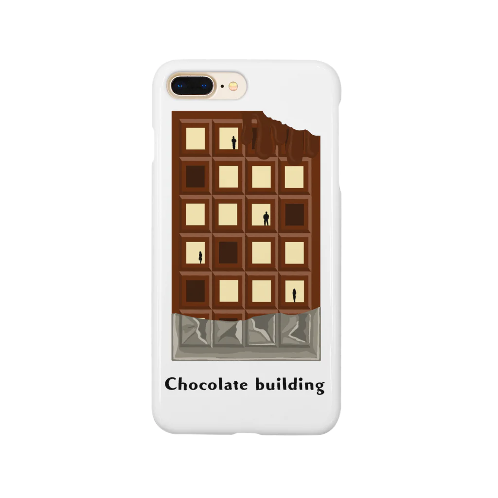 ないものねだりのChocolate building スマホケース