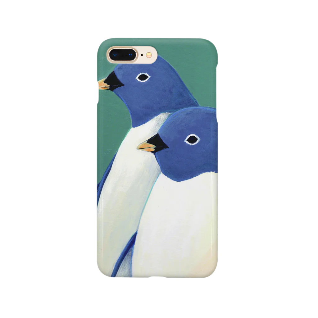 MashMashのペンギン肖像画 Smartphone Case