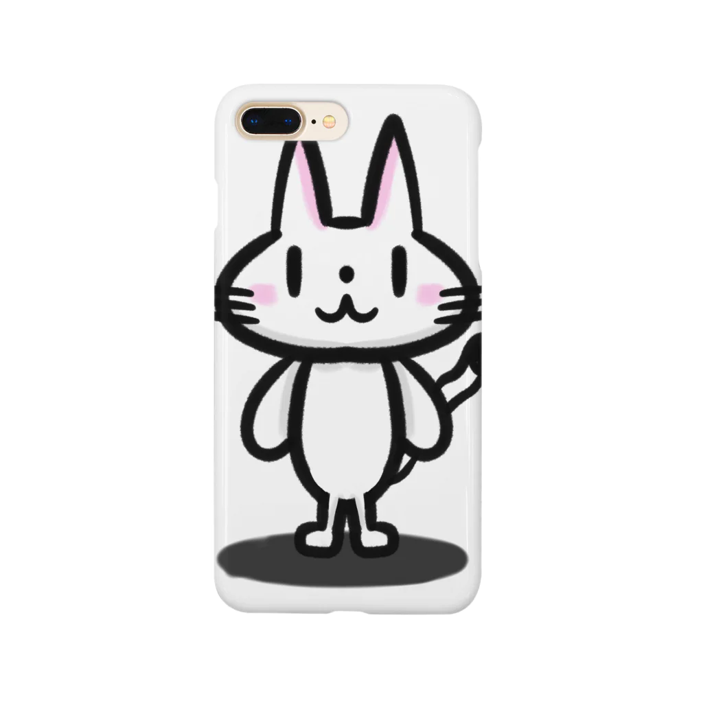 ここなつ55のゆるねこシンプル スマホケース