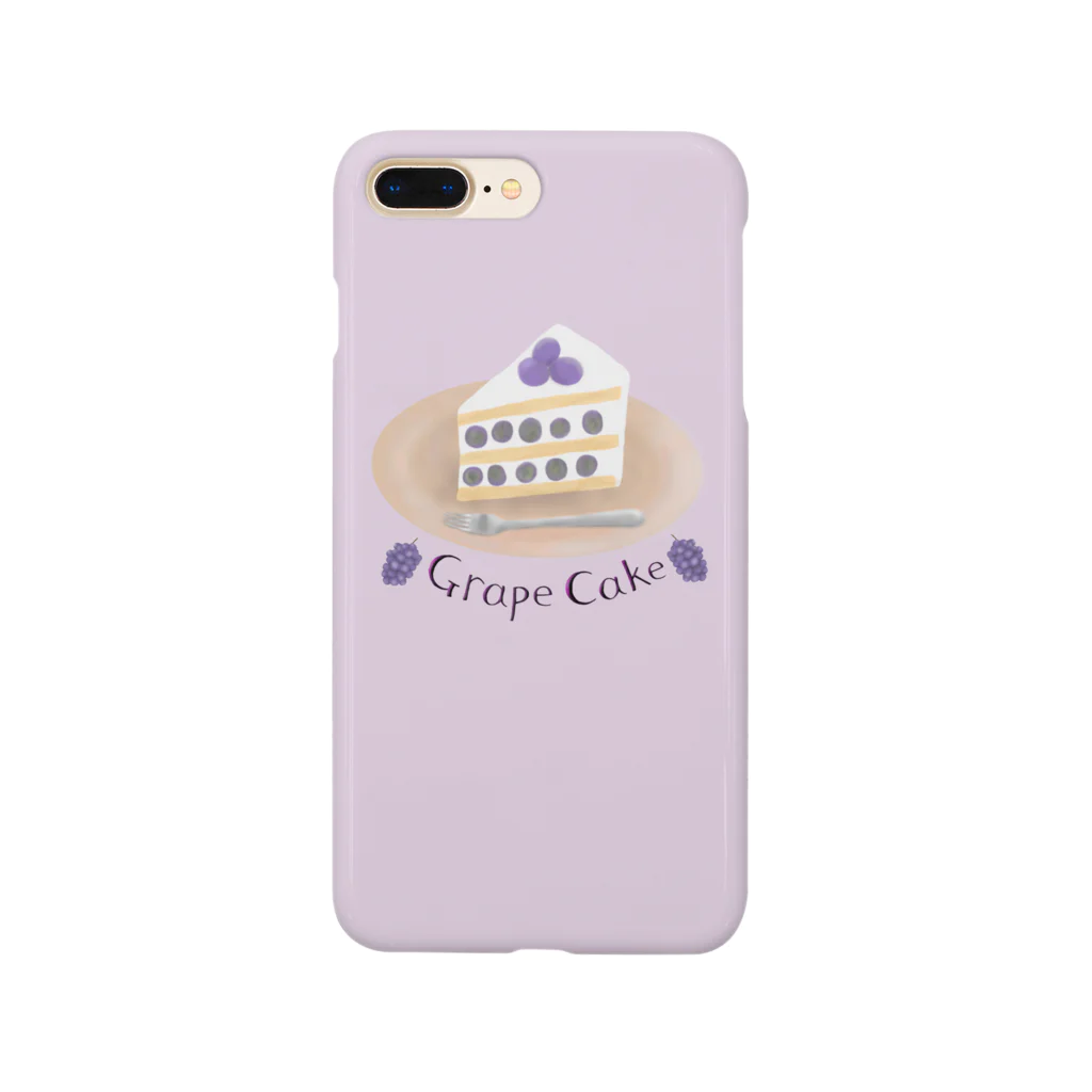 TinyMiry(タイニーミリー)のぶどうケーキ(紫)を食べよう Smartphone Case