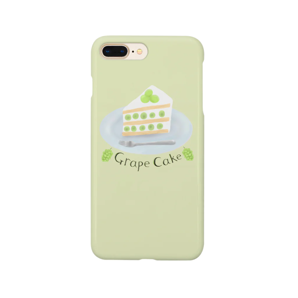 TinyMiry(タイニーミリー)のぶどうケーキ(緑)を食べよう Smartphone Case