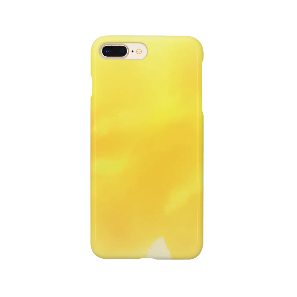 水彩 Ao_watercolorのAutumn Yellow　水彩 Smartphone Case