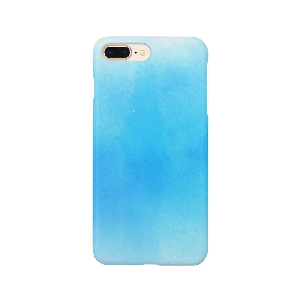水彩 Ao_watercolorのOcean Blue　水彩 Smartphone Case