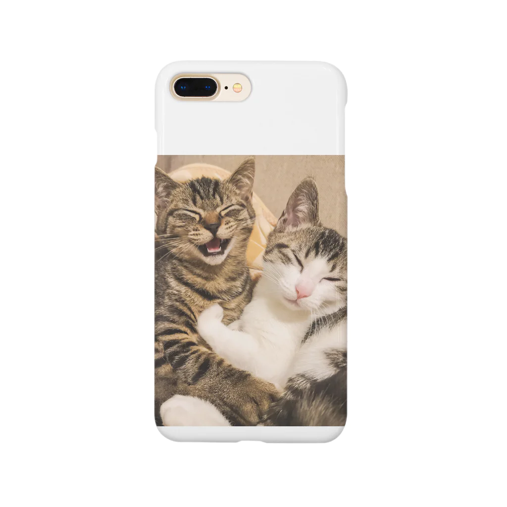 H.A.G.Sの笑う猫様スマホケース Smartphone Case