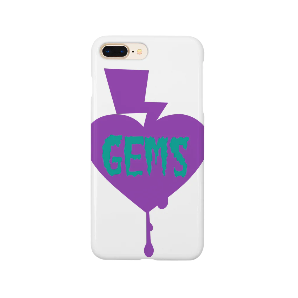 GPCPメーワクSHOPのGEMS REVERSPADE FONT Smartphone Case