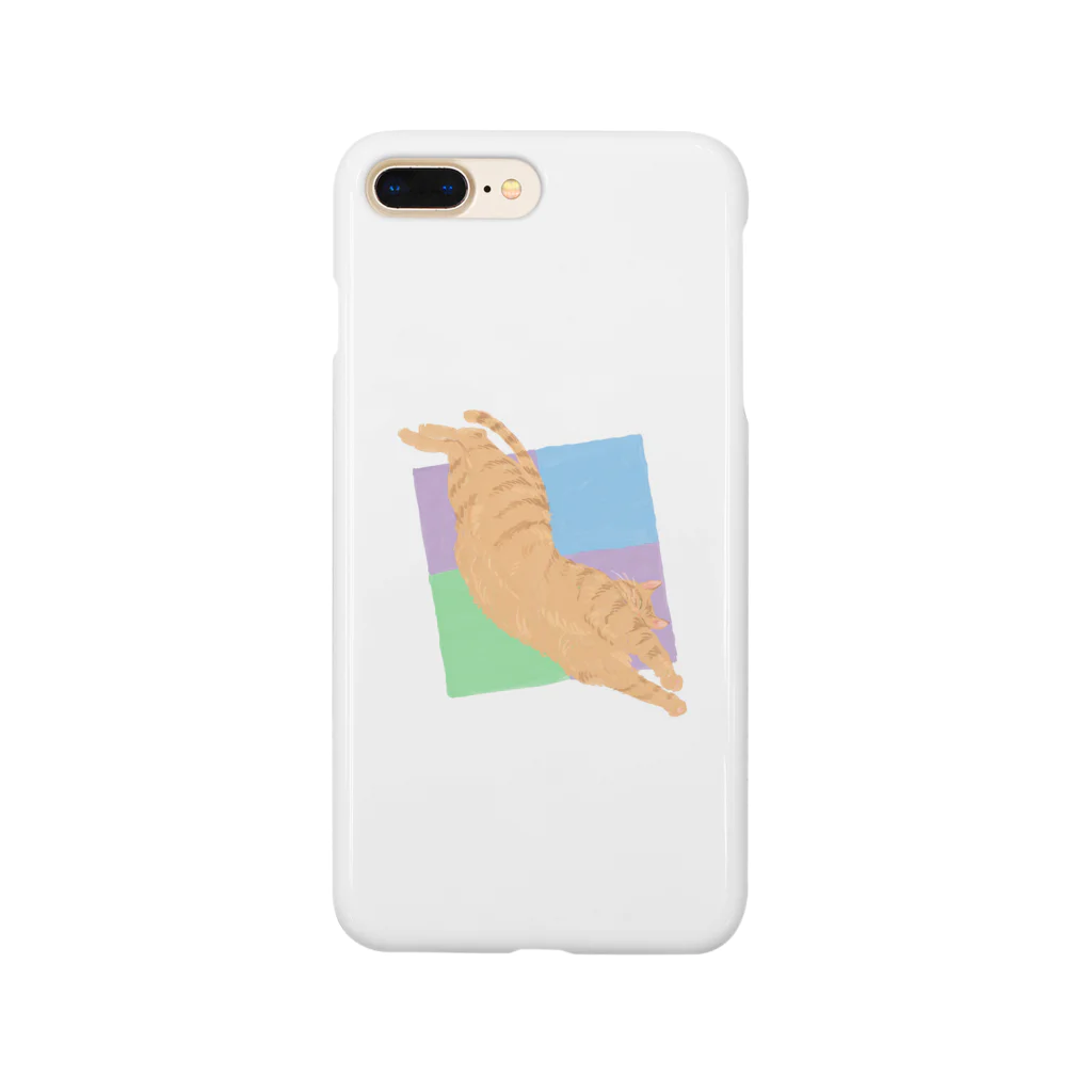 0faceの10cat_square Smartphone Case