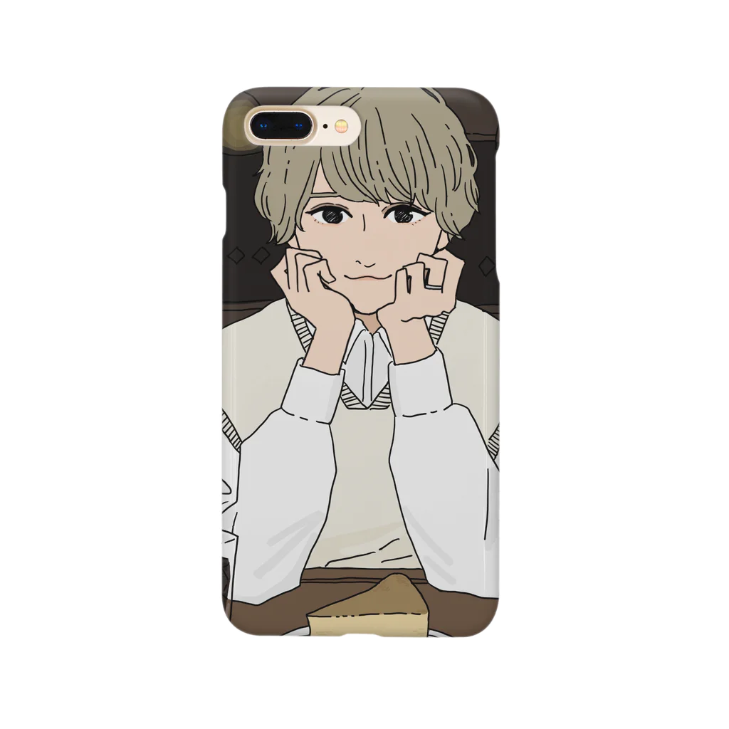 かわの見つめてくるひと Smartphone Case