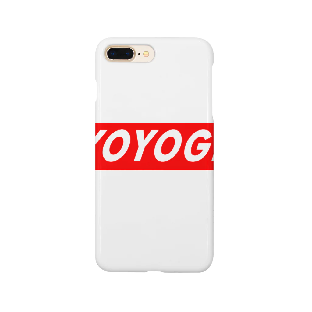 twentyonetwelveのYOYOGI ボックスロゴ Smartphone Case