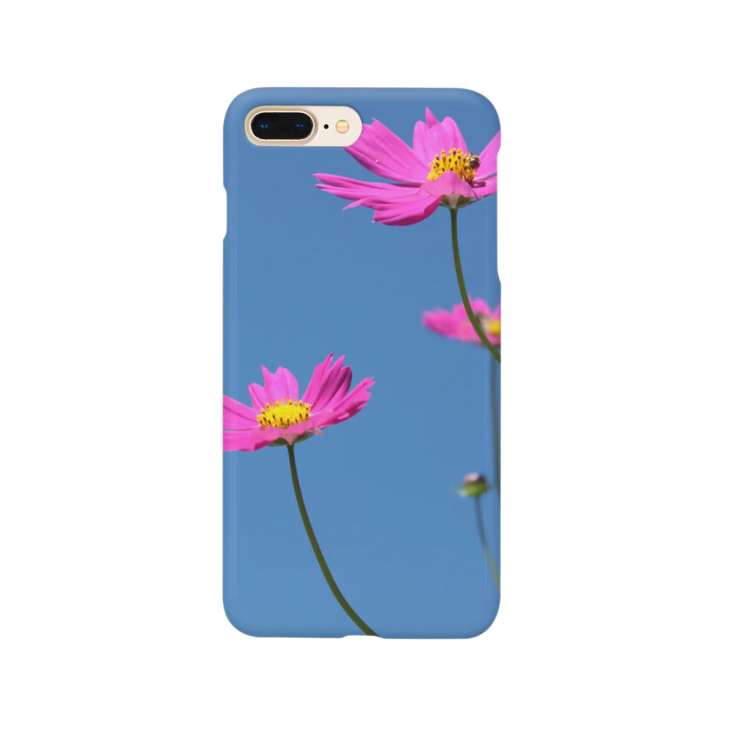 blueberry0mygotの秋×コスモス ×晴れ Smartphone Case