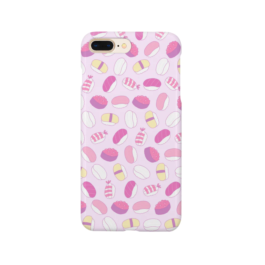 かわいいもののおみせ　いそぎんちゃくの寿司柄（ゆめかわ） Smartphone Case