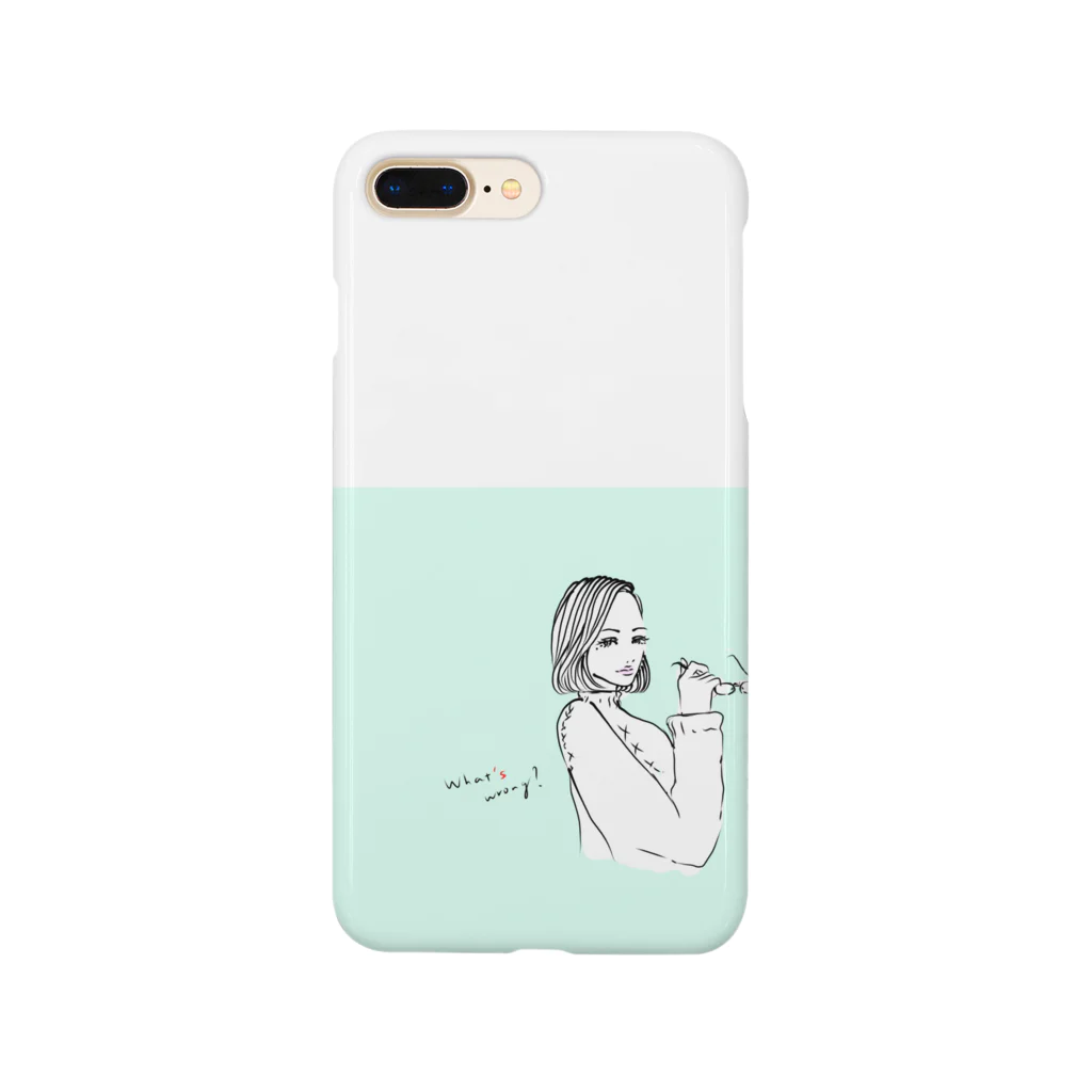 sen no irodoriのメガネ女子 Smartphone Case