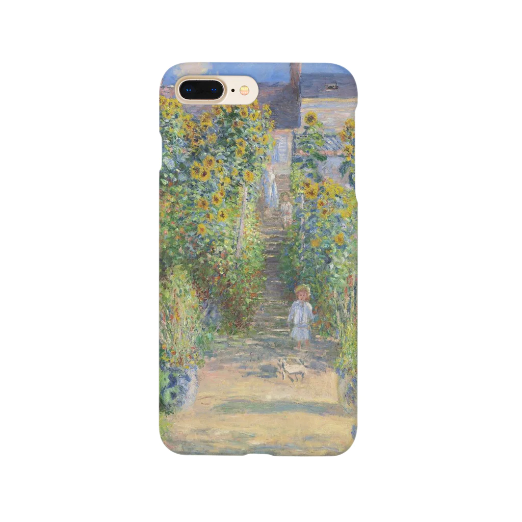 Art Baseのクロード・モネ / The Artist's Garden at Vétheuil / 1881 / Claude Monet Smartphone Case