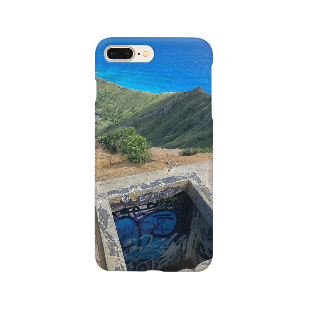 Good Vibes OnlyのOahu view Smartphone Case