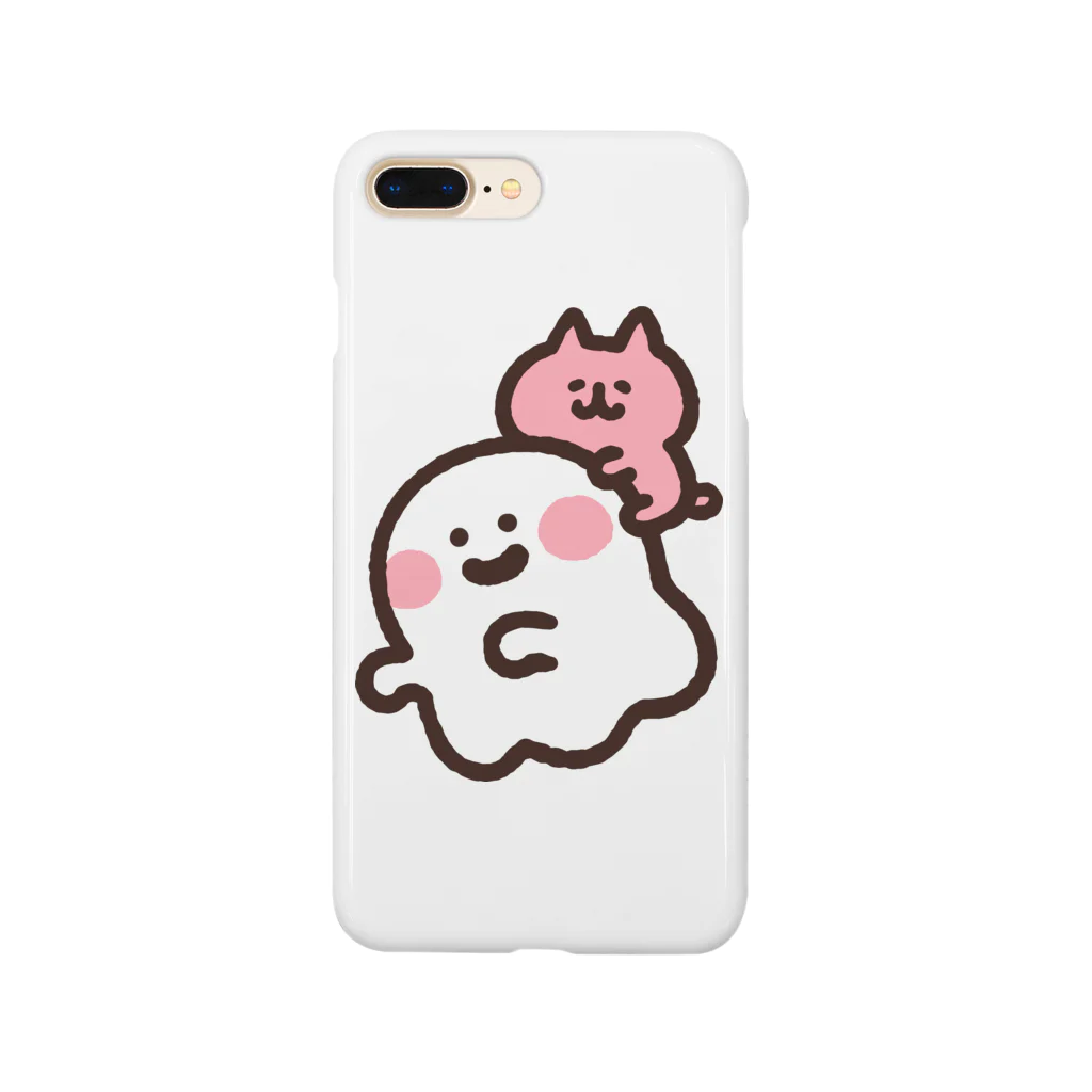 ゆるっと成仏/kanaheiのおばけとネコちゃん Smartphone Case