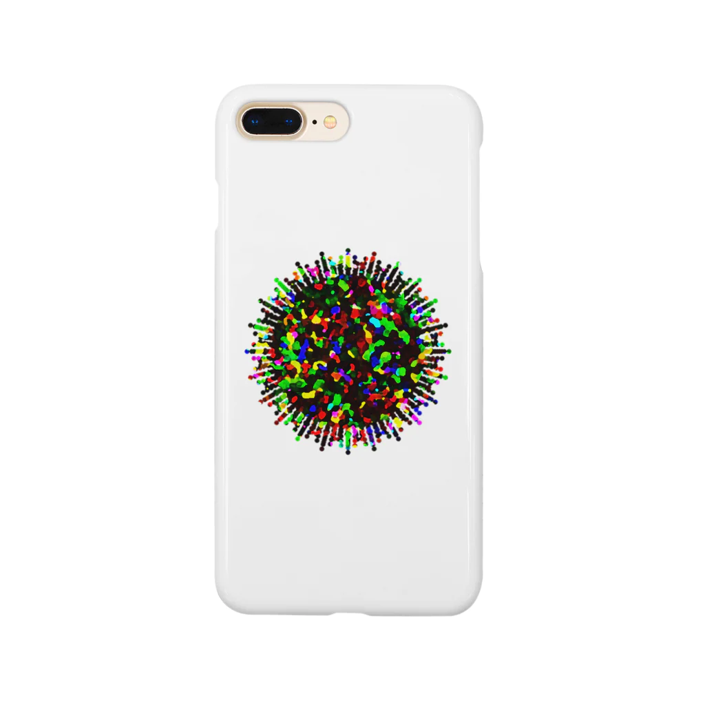 私の深層はとても狂気的です。のfireworks Smartphone Case