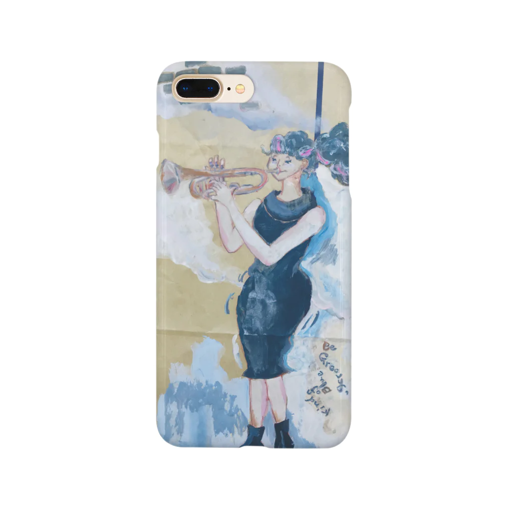 青色工学舎のI'm a trumpeter Smartphone Case