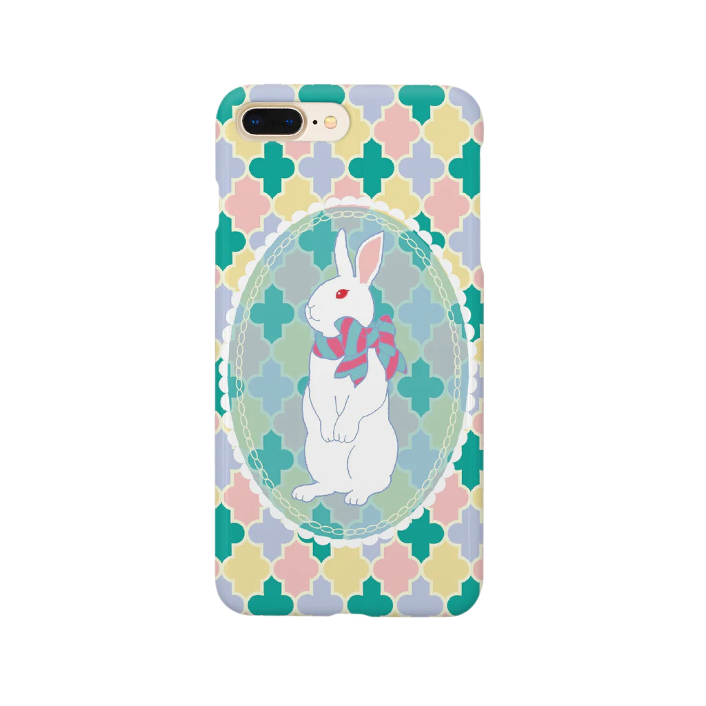 yuriko_minaminのうさぎモロッカン模様 Smartphone Case