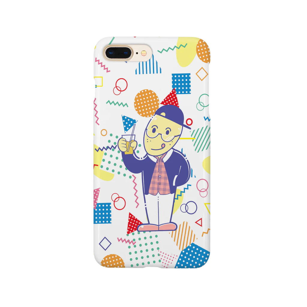 野田　尚花のレモンくん　80年代イラスト風　ポップ Smartphone Case