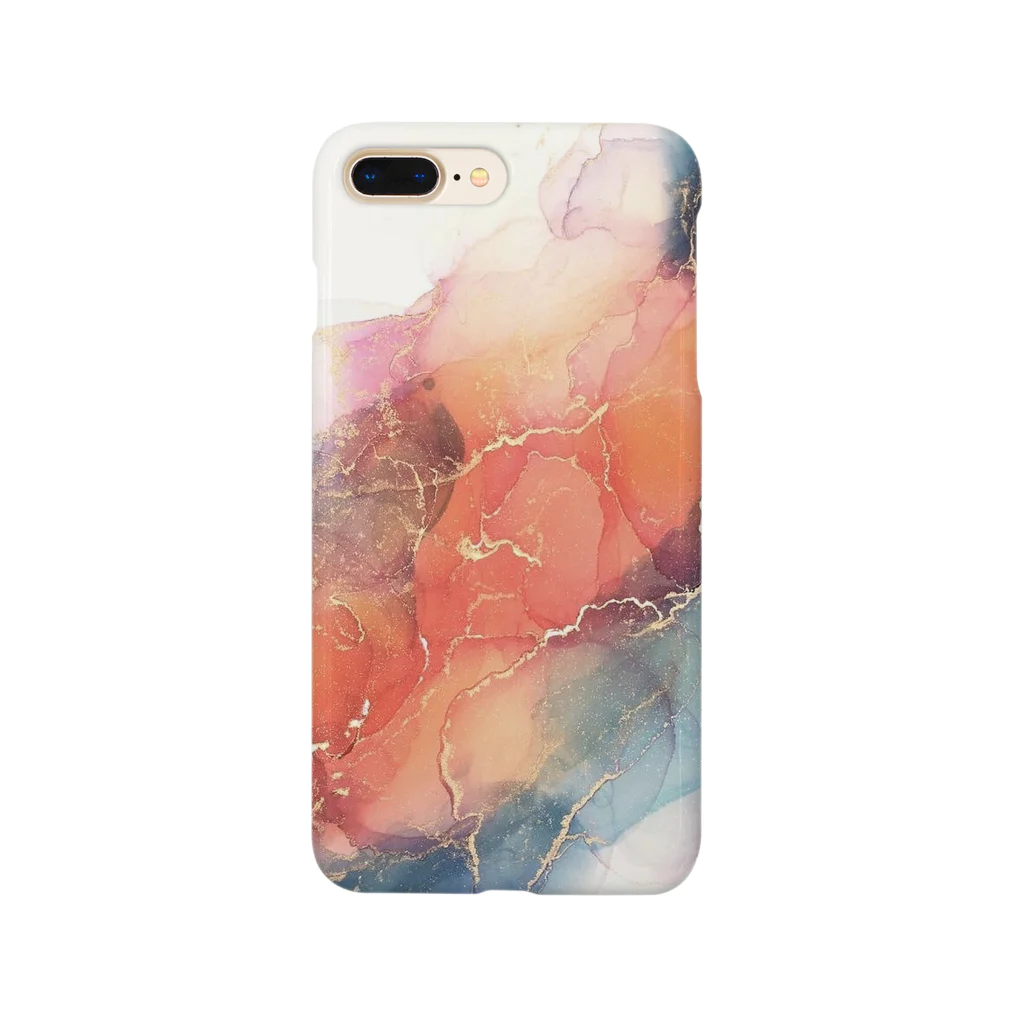 Alcohol ink art designのアルコールインクアート Smartphone Case