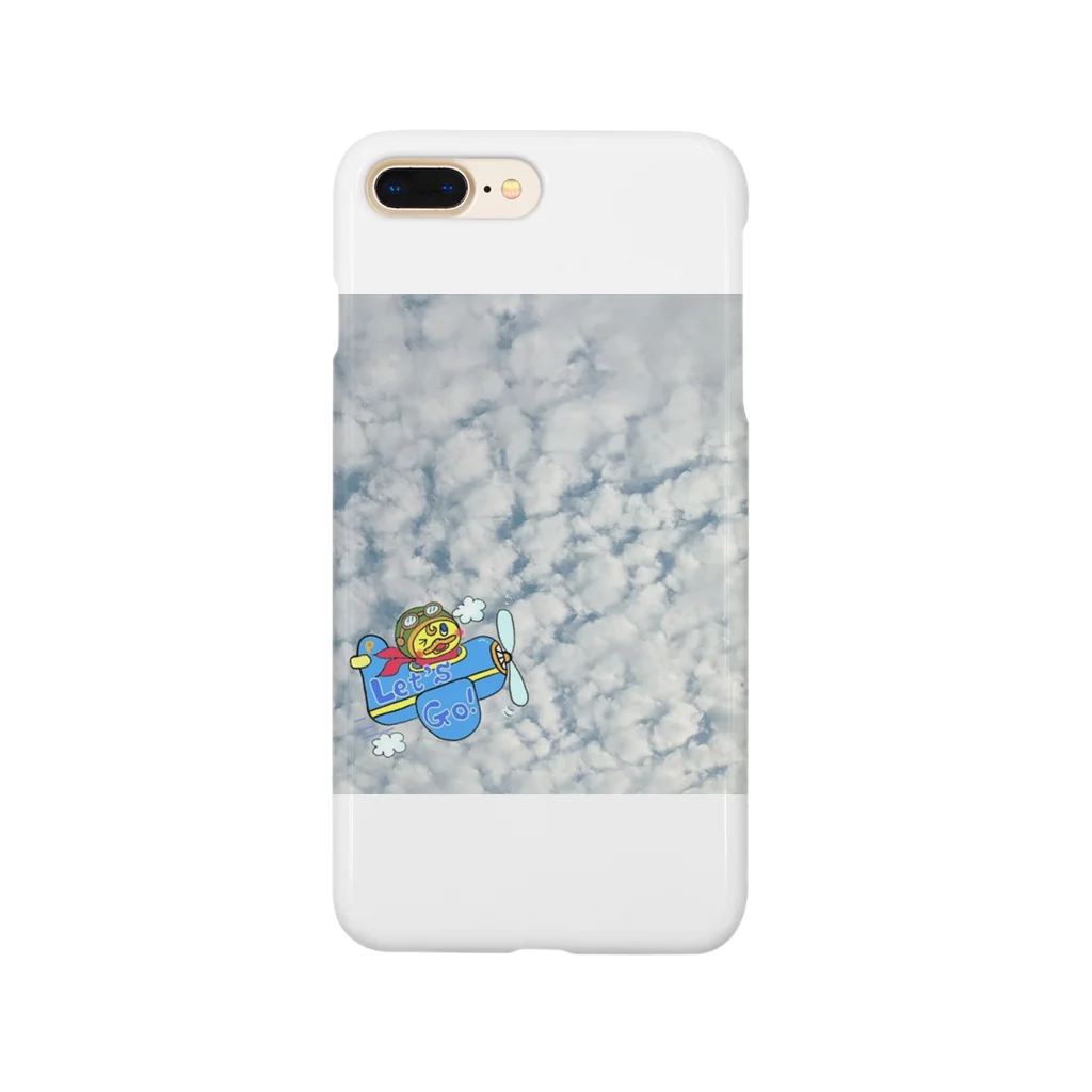 🌱kaori(•ө•)♡Makao🌱のアヒルのピースケ空 Smartphone Case