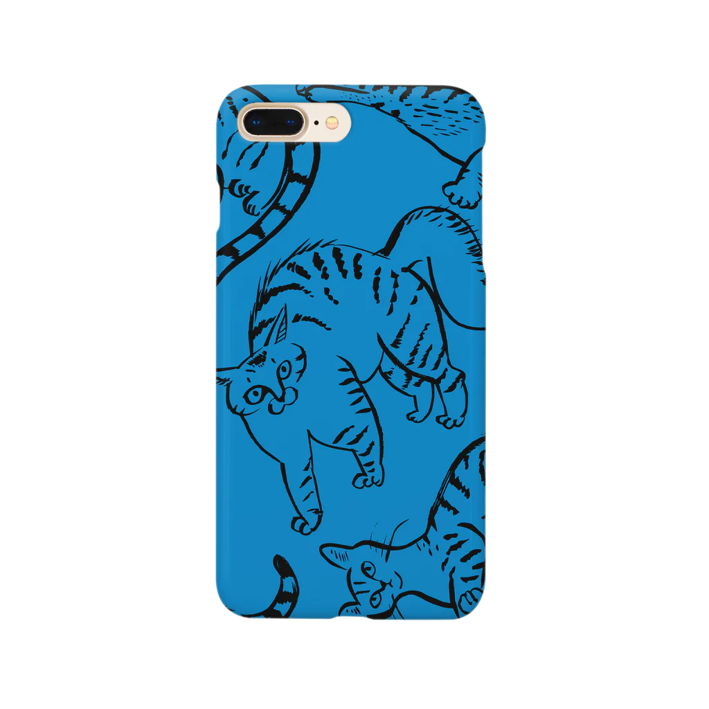 megumiillustrationのcat flow Smartphone Case