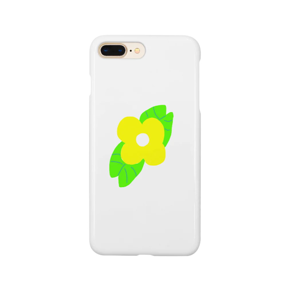 SMILE☆TIMEの黄色のお花 Smartphone Case