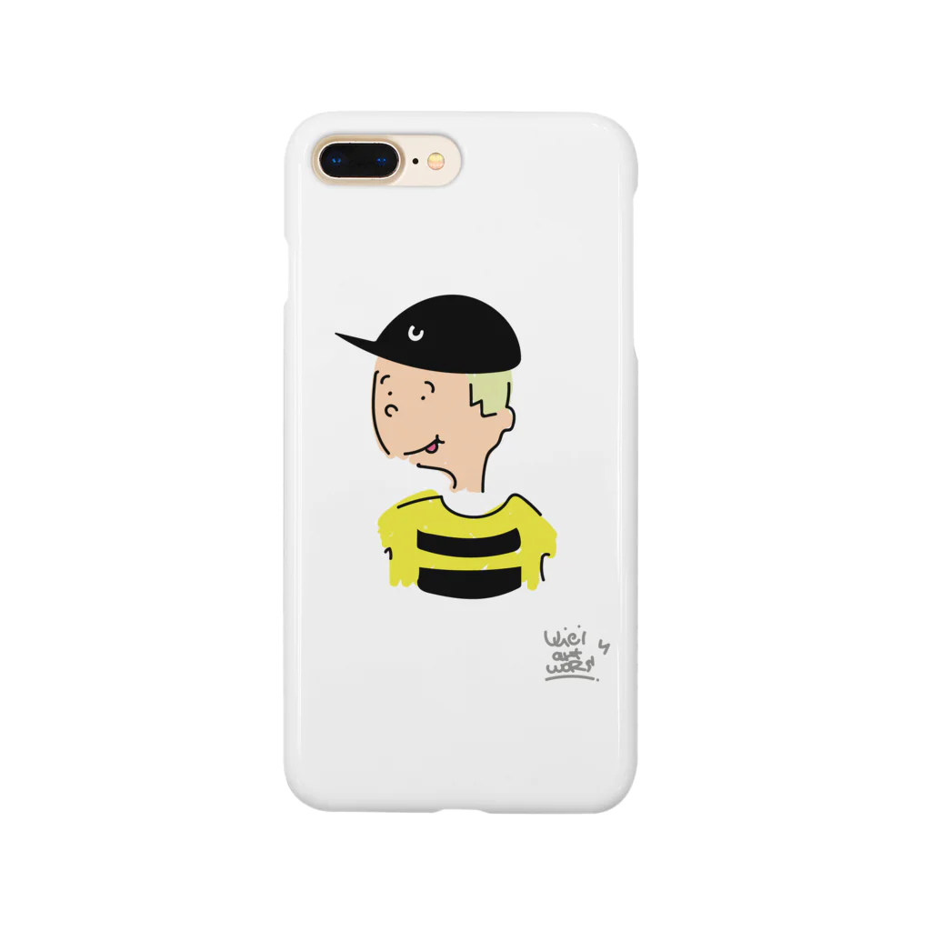 uhei art works.のKATSUOKUN Smartphone Case