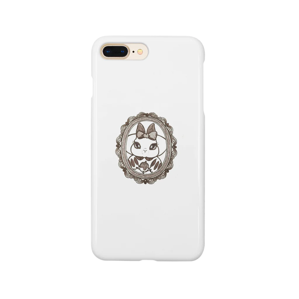 chaton mimi lapereauのうさぎの白雪姫 Smartphone Case