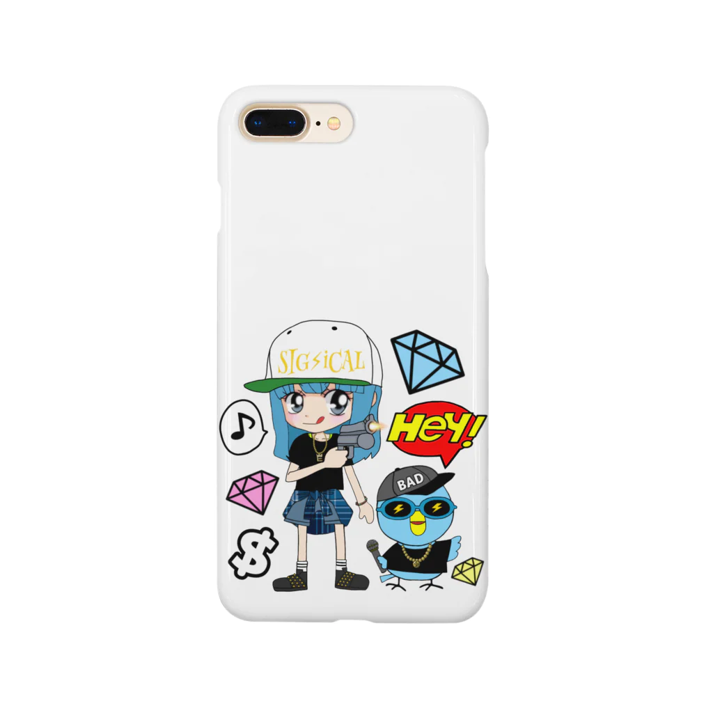 秘密結社(ㆁөㆁ)青い鳥のギャングスタ小鳥遊エリ＆唯我HIPHOP丸シリーズ Smartphone Case