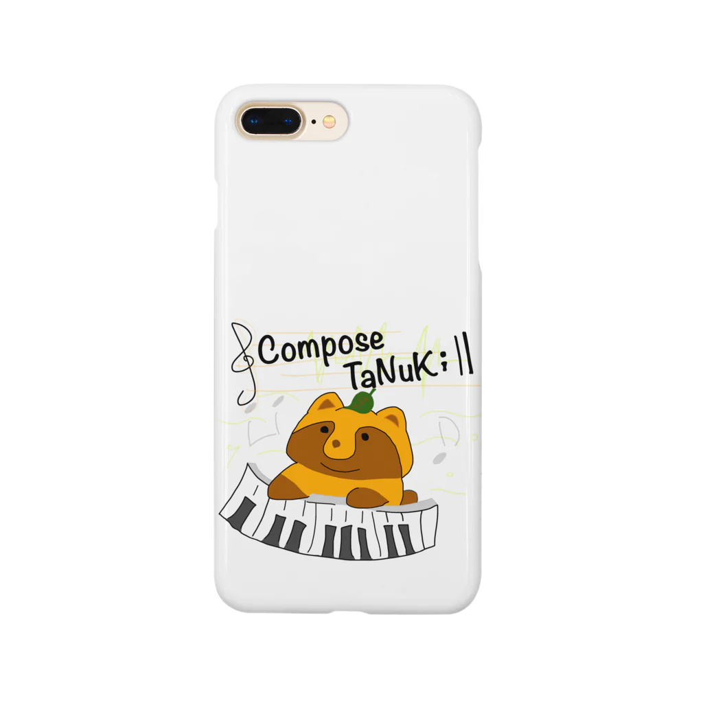 原知也、略してHaTo@作曲家のCompose TaNuKi Smartphone Case