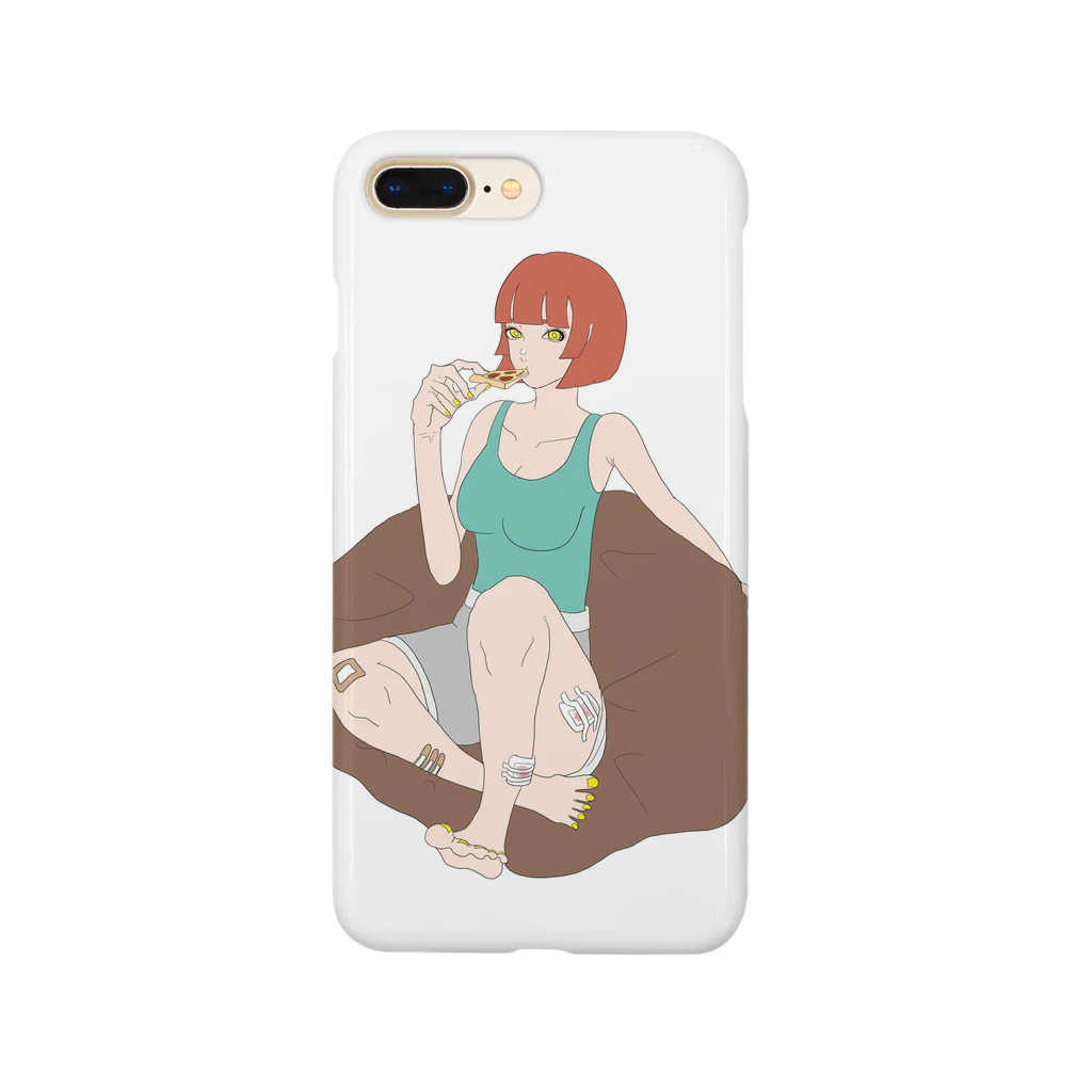 馬耳東風のピザうめぇ〜^_^ Smartphone Case