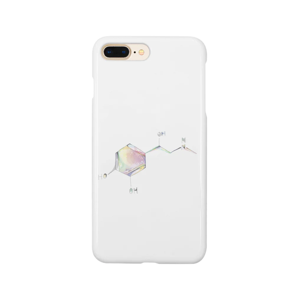 ピヨ_chemistryのアドレナリンの化学構造式 スマホケース