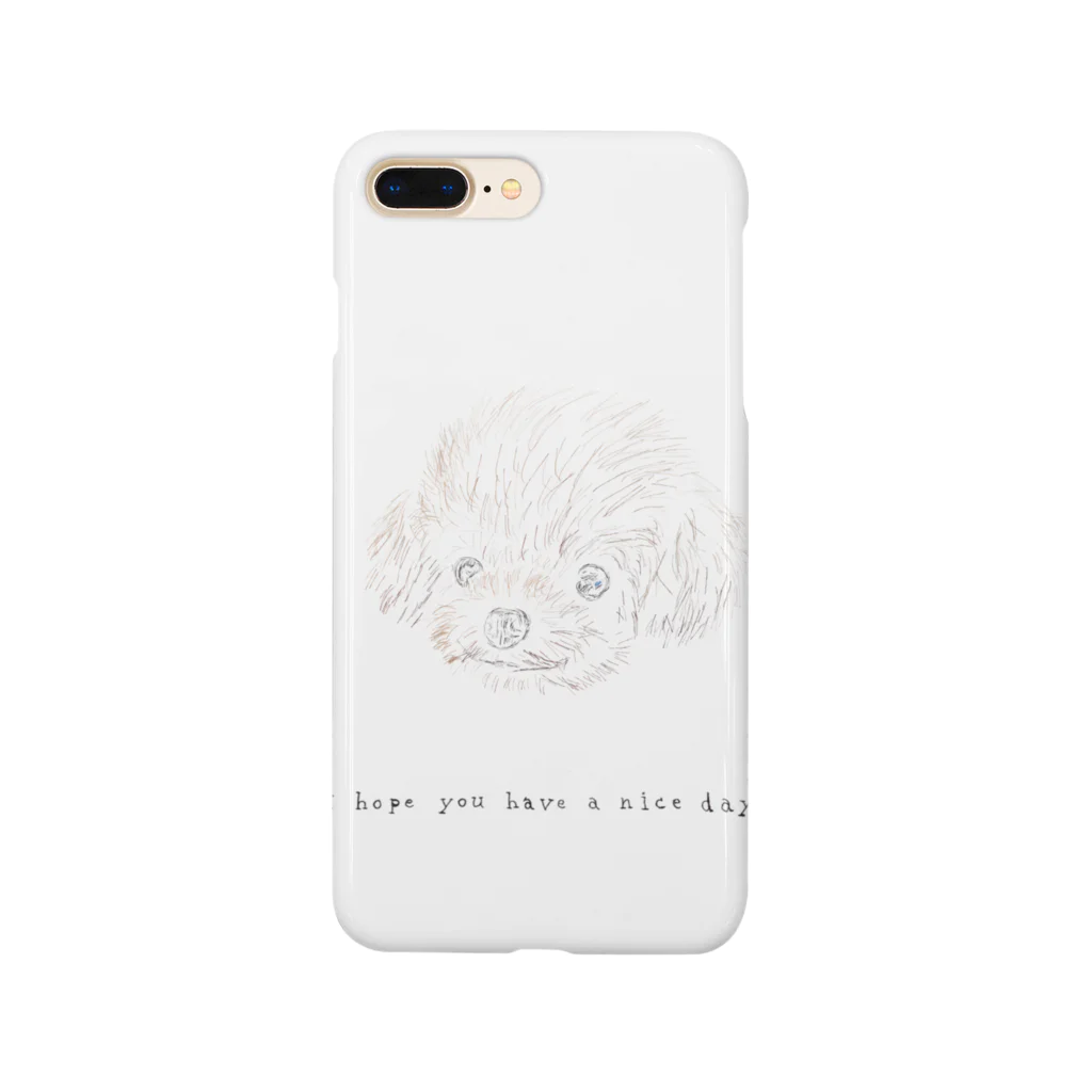 rilybiiのFluffy toy poodle Smartphone Case