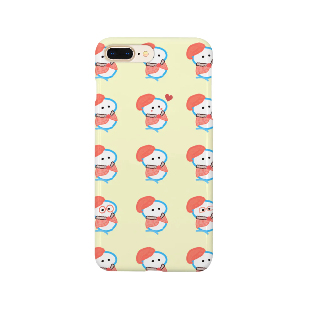 むーみん *⋆⸜ 🌼 ⸝⋆*のゆきだるまちゃん⛄️ Smartphone Case