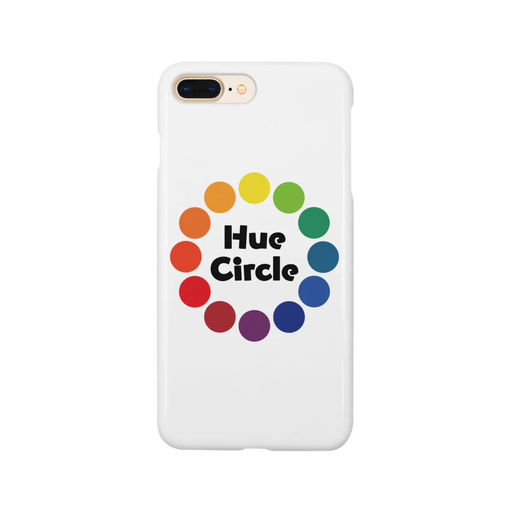 ねこのかくれが的ひみつきちハウスのHue Circle 色相環12 Smartphone Case