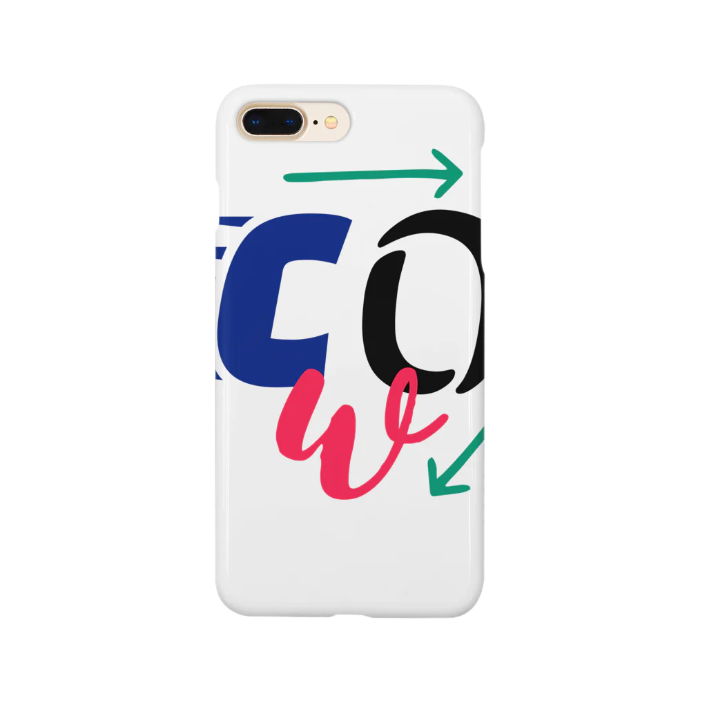 c→o→w@taitai_fitnessのすまほけーす Smartphone Case