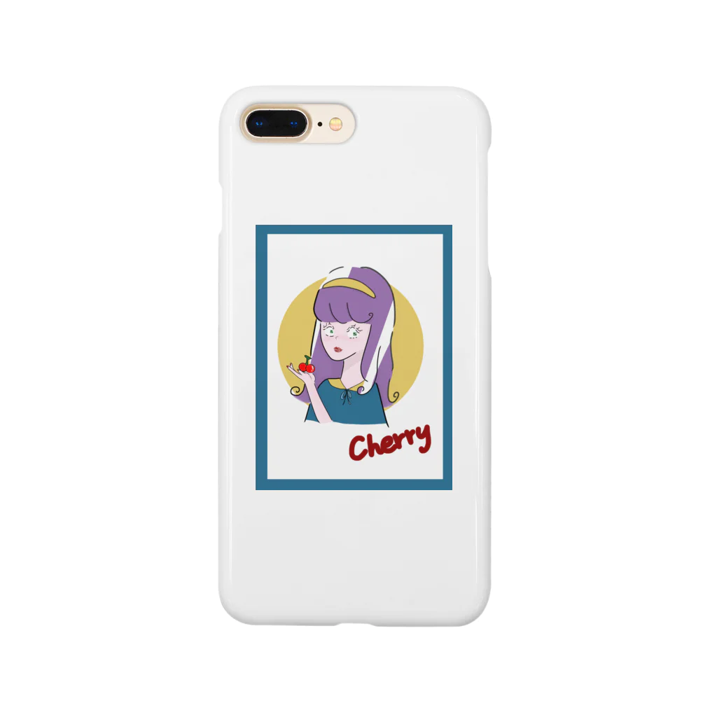 こいあめのCherry moon Smartphone Case