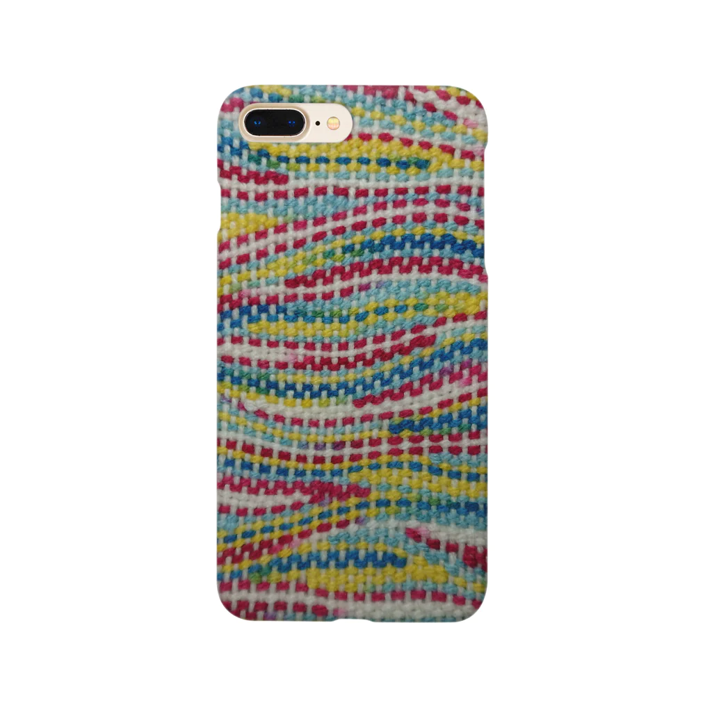 TontenTanukiのカラフル織物 Smartphone Case